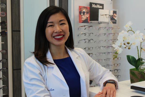 Dr. Rebecca Lee, here to take care of all your eye care needs.