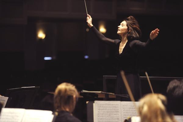 Internationally acclaimed director and Conductor for Spartanburg Philharmonic Orchestra Sarah Ioannides.