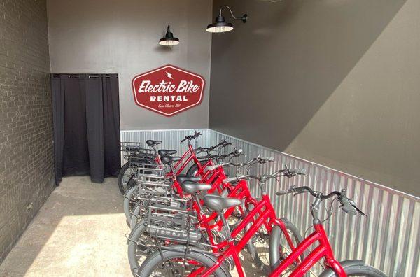 Check in at the front desk, then pick up your e-bike at the garage facing Galloway Street. Staff will help you every step of the way.