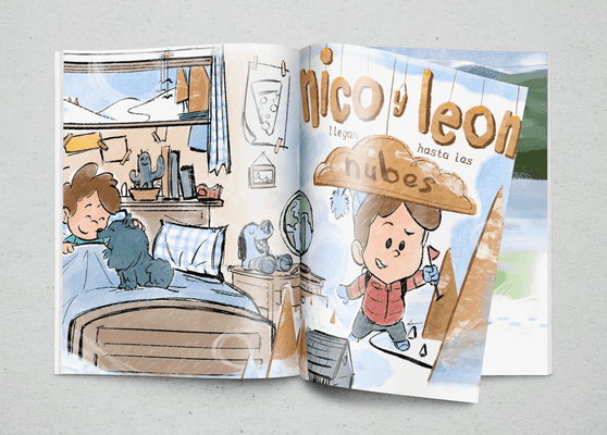 Childrens book illustration for WACOM.