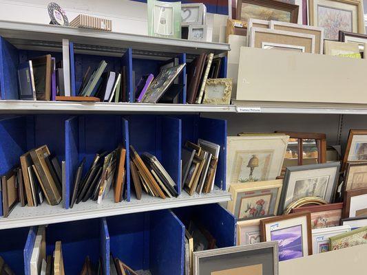 Nice shelving for picture frames