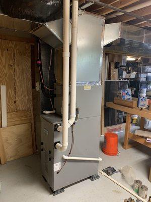 New 96% efficiency gas furnace