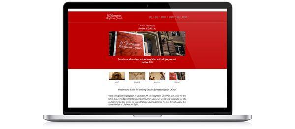 Web design for Saint Barnabas Anglican Church in Covington, KY.
 http://kentuckyanglican.com/