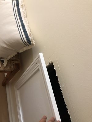 Wall cover never tightened