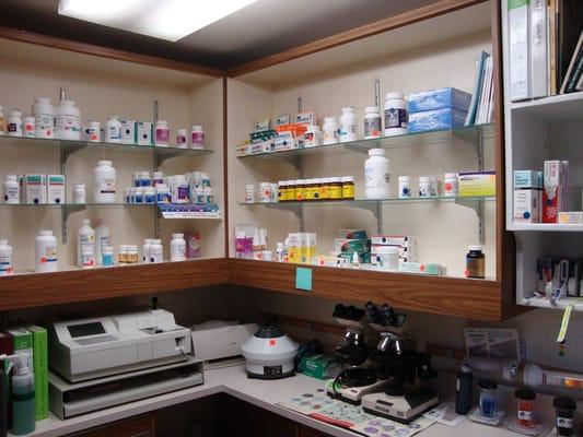 Pharmacy and in house lab