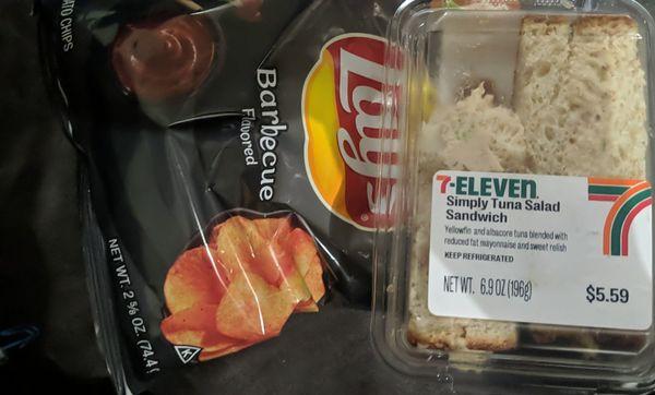 A few items from another 7-eleven with better customer service