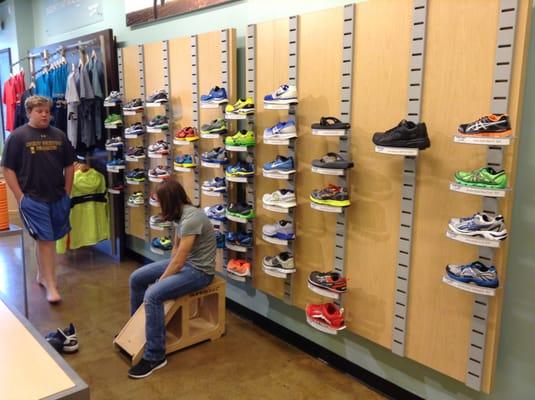 Men's Shoe Wall