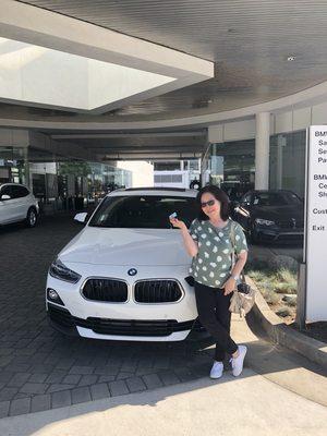 Juliane loving her new 2018 BMW X2!