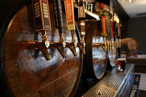 12 hand-crafted brews on tap, plus a Randal and Beer Engine