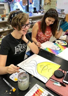 We encourage the many talented artists who can hone their skills and expand their art experiences with our renowned art teachers.