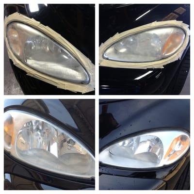 Another headlight cleaning #MTU #TGIF Have a wonderful weekend