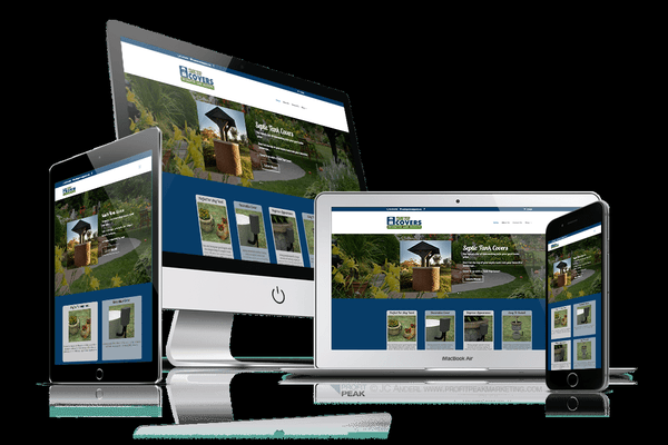 This is a responsive website re-design for a local garden supply company.