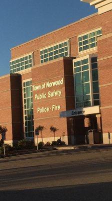 Norwood Public Safety -- 145 Nahatan Street, Norwood                  Entrance