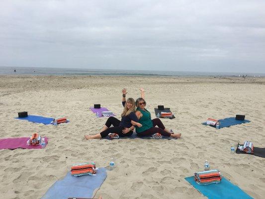 Restorative Yin Beach Yoga with Reiki Healing.