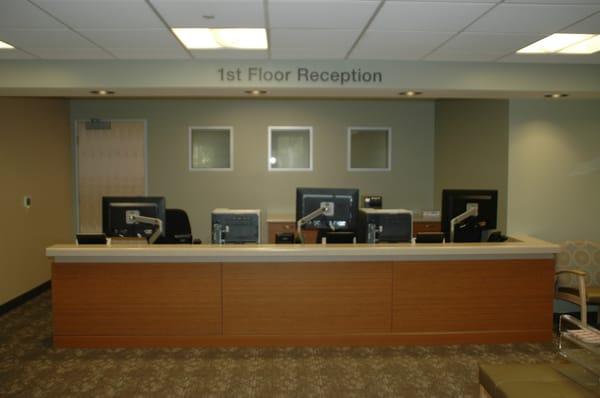 Reception desk