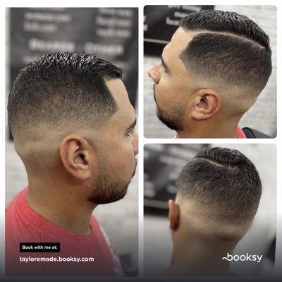 Bald fade cob over w/ razor hard part