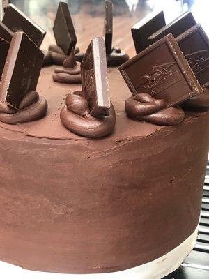 Chocolate cake with ganache