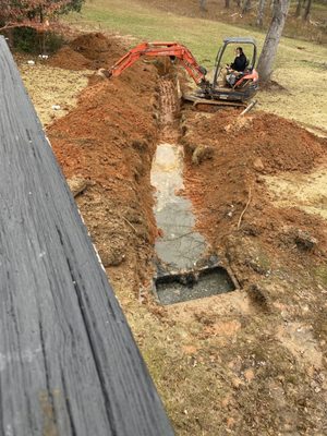 Replaced pipes that were clogged with roots in only a few hours.