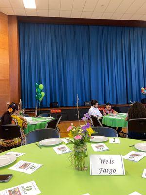 Banquet area for a brunch