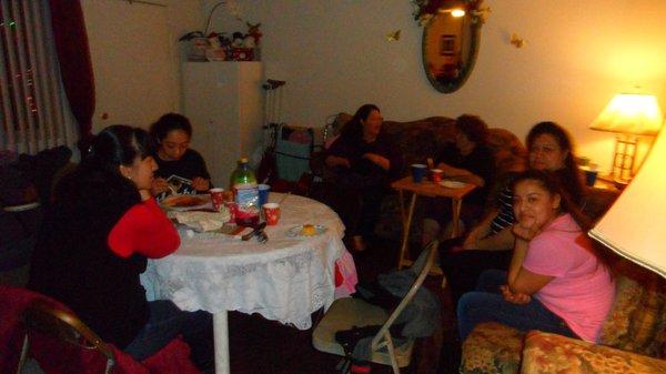 One of our home fellowship meetings in La Habra for our Spanish group. Un grupo familiar en La Habra