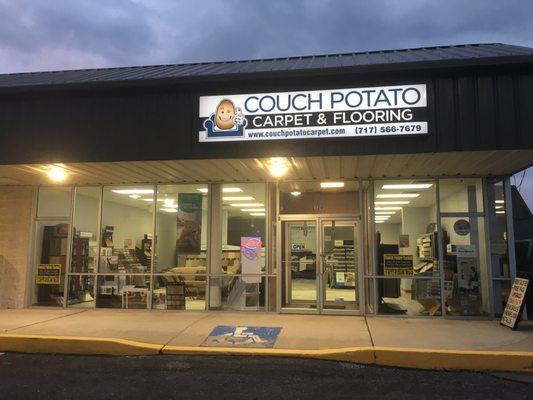 Come visit us at couch potato carpet & flooring 320 Newberry Commons Etters PA 17319. Beside classic drycleaners.