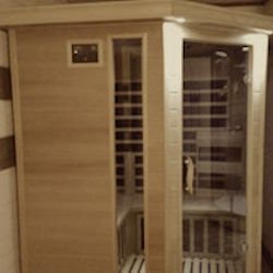 Infrared Sauna helps relieve arthritis pain, sore muscles, fights colds/flus and restores energy levels.