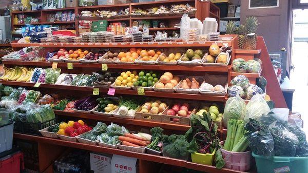 We have lot of kinds of fruits and vegetables