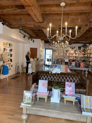 Jen Perry in her gorgeous bookshop