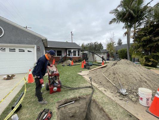 Will, Enrique, Gabriel, and Jose getting the job done!