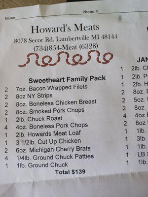 Howard's Meats