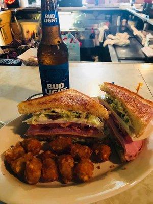 Club Sandwich with Tots!