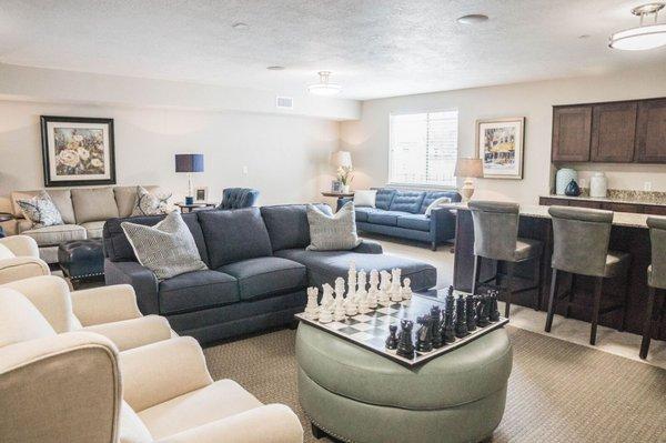 Come hang out in our amazing living room area and enjoy a game of chest.