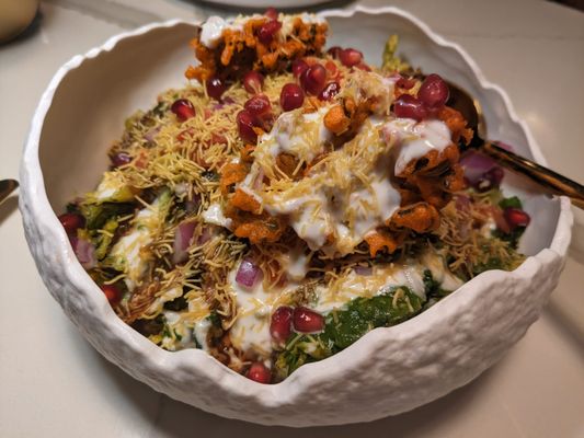 Spinach and Kale chaat