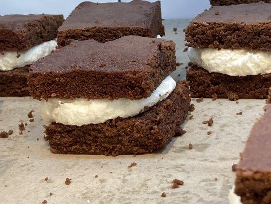 Vanilla Cream 
Brownie- Whoop!