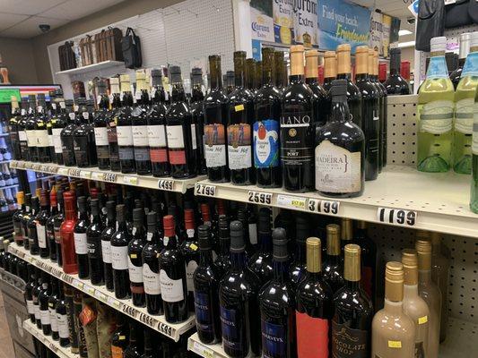 Some Texas wines are available!