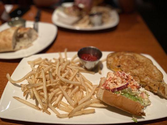 Lobster Roll and Lobster Grilled Cheese