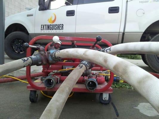 We test and repair all types of fire hose.