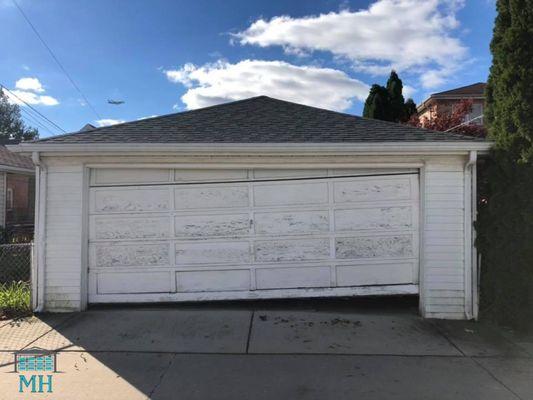 Garage door installation