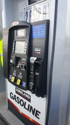 Costco gas pump