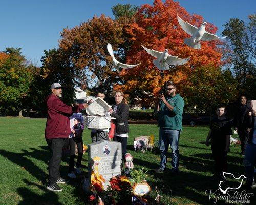 Funeral Dove Release - Chester, PA