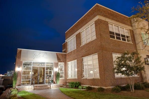 Outside view of our showroom in the Historic Coca-Cola building. Downtown LaGrange, GA