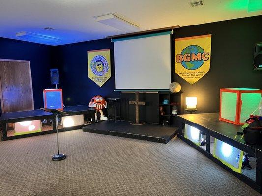 We have a large children's ministry that meets on Sunday and Wednesday nights!