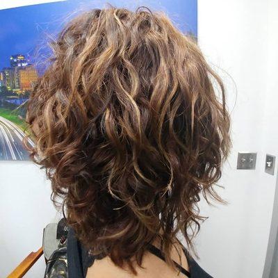 Custom curly cut