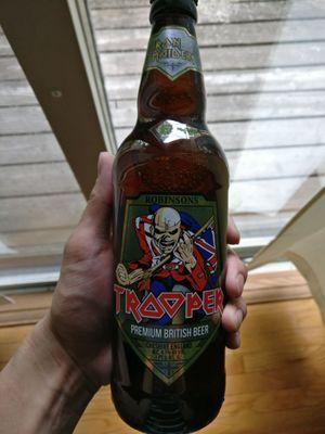 They carry Iron Maiden beer! Heck yeah!