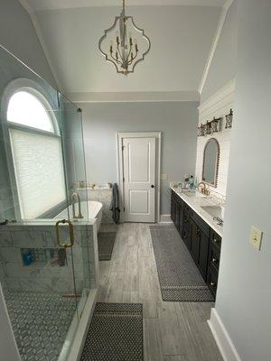 Master bath remodel