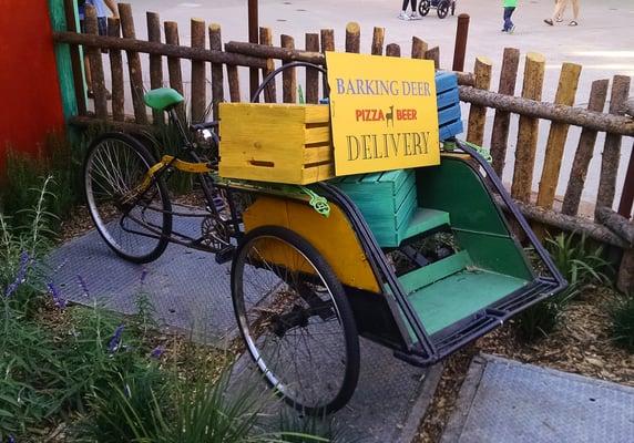 Their delivery bike, hmm.