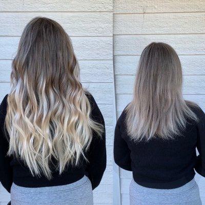 Beautifully blended extensions.