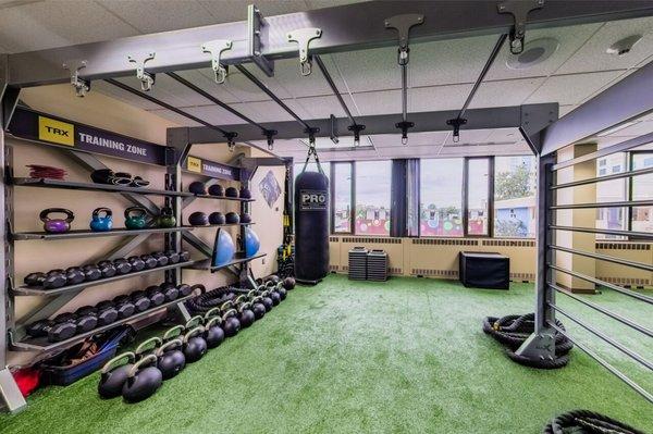 TRX training area