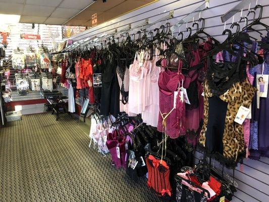 Lingerie in all sizes, also carrying costumes