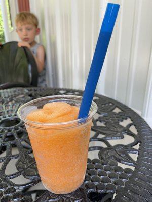 Tangerine vodka slushie! It wAs 90°+ in May!